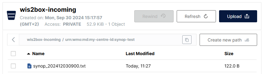 minio-wis2box-incoming-dataset-folder
