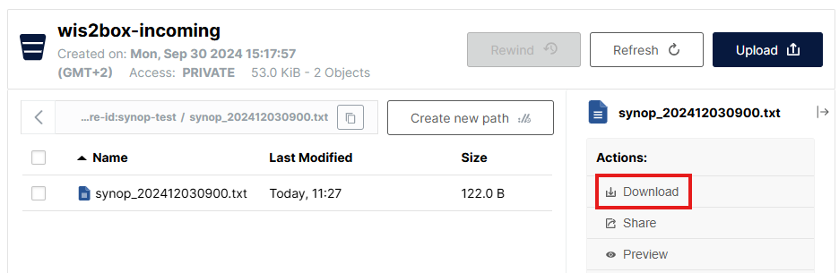 minio-wis2box-incoming-dataset-folder