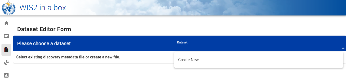 Create New Dataset